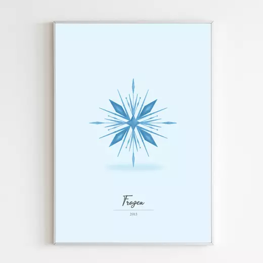 Frozen Minimalist Print | Disney Classics